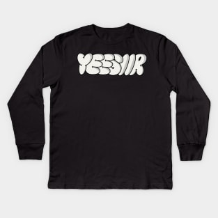 Yessir! Kids Long Sleeve T-Shirt